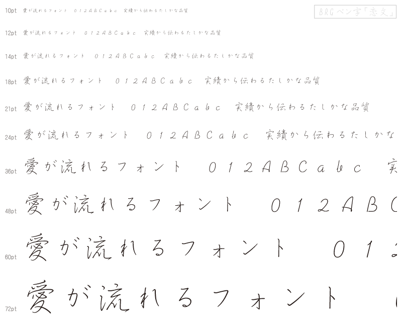 Bridgeのフォントシリーズ ベクターフォント 明朝 角ゴ 丸ゴ 楷書 ペン字 隷書 Bridge